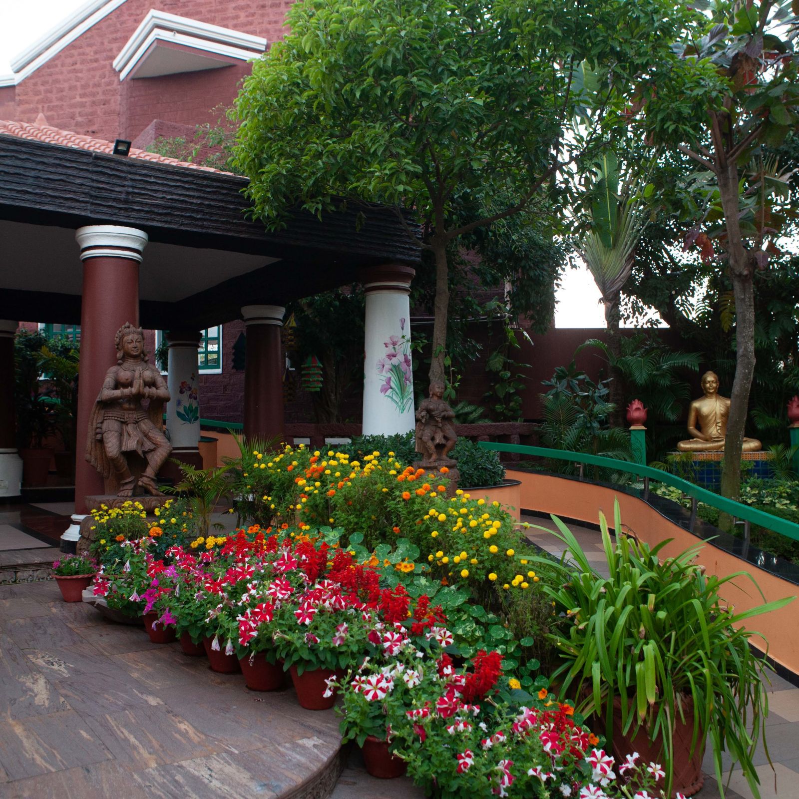 the external facade of the resort - Mayfair Heritage Puri - best resorts in puri near sea beach