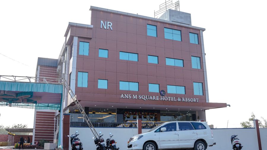 Facade of ANS M Square Hotel & Resort, Kalaburagi