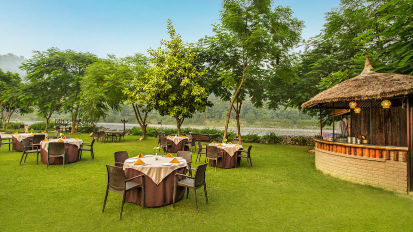 The Riverview Retreat, Corbett Corbett Garden area