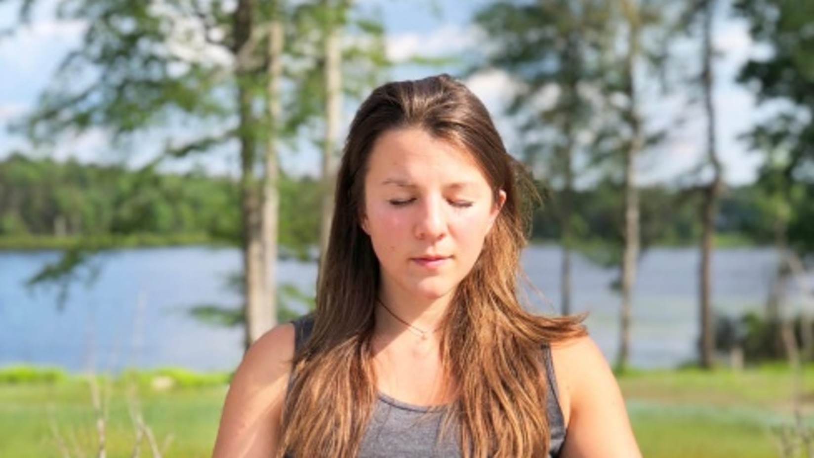 girl doing yoga