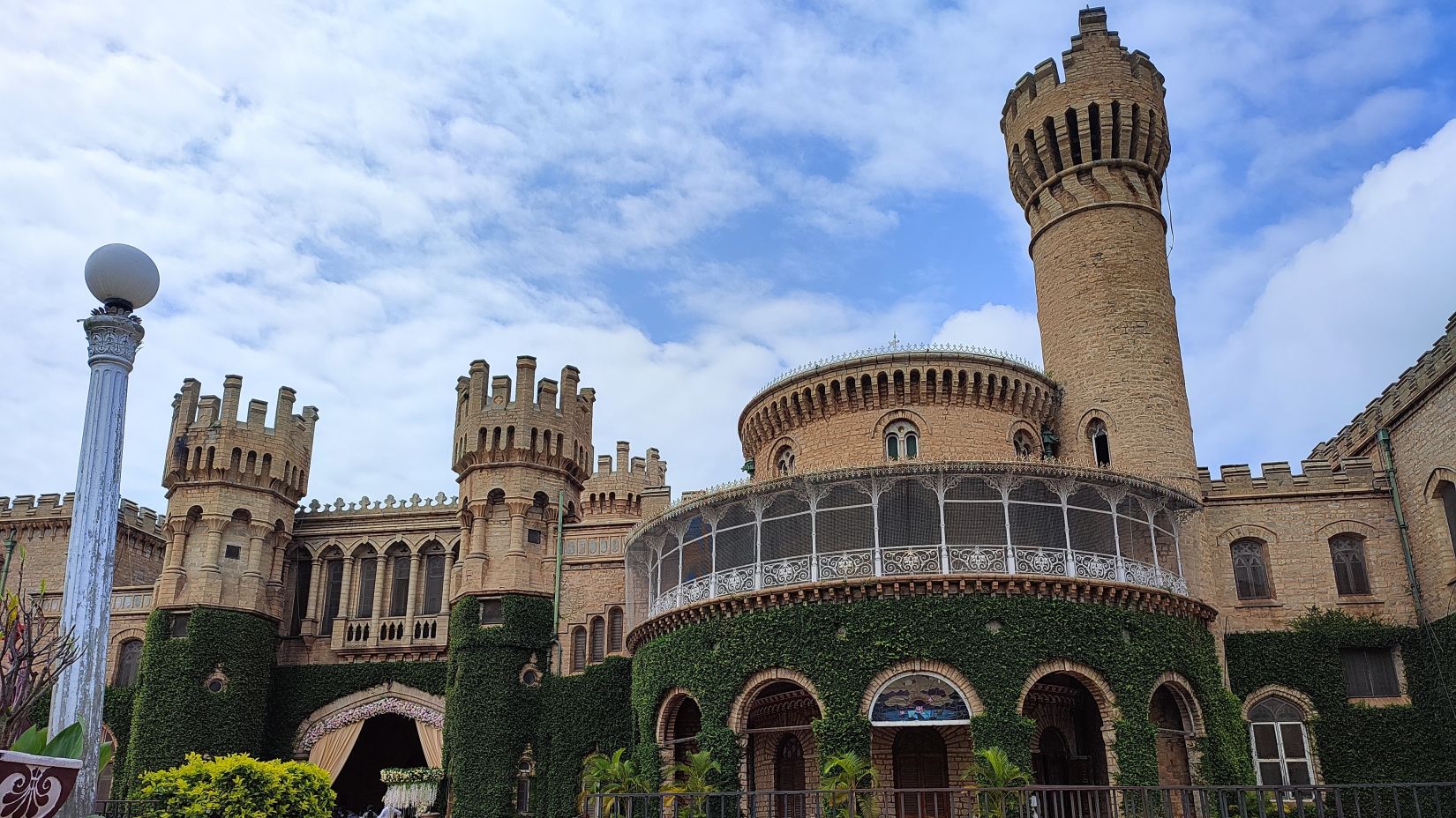 A beautiful view of Bangalore Palace pictured during the day - Places to visit in Whitefield