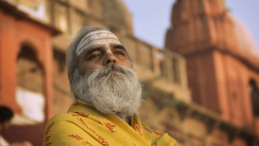 Ganga Lahari Haridwar Haridwar Holy Man India