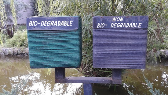 2 boxes for recycling at Golden Tusk