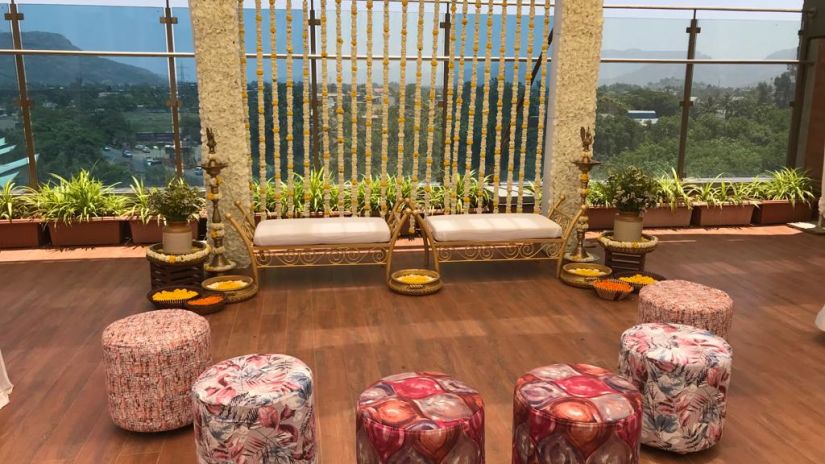 The orchid Lonavala - Seating arrangements to showcase the groom and bride