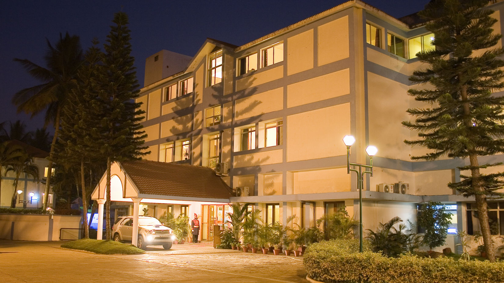 Ramanashree California Resort - exterior view of the property building