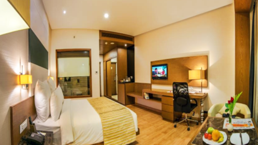 executive rooms at Narayani Heights hotel ahmedabad