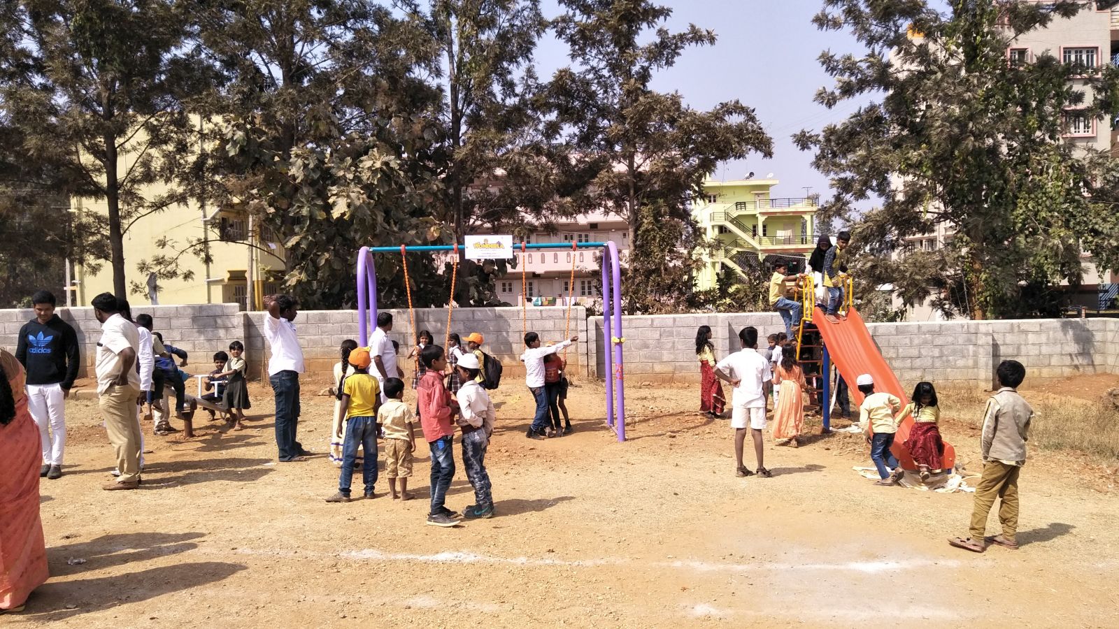 kids in a playground