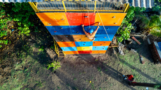 Lotus Eco Beach resort, Rock Climbing