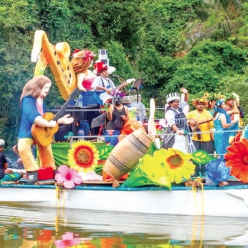 Sao Joao Celebration takes place on a boat