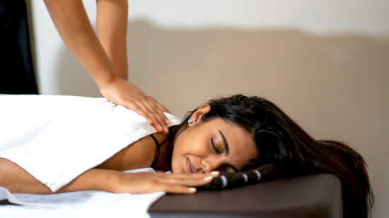 back massage at spa  - The Orchid Hotel Pune