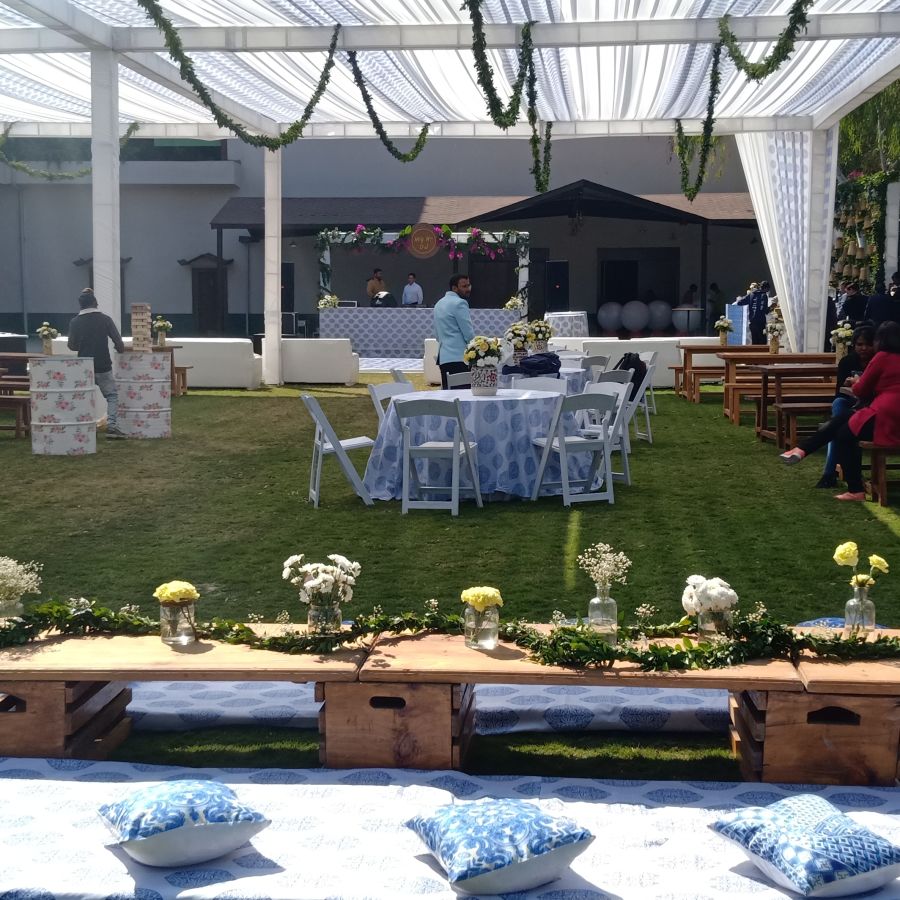 alt-text Weddings in Udaipur at Bamboosaa resort & Spa - vrindavan garden
