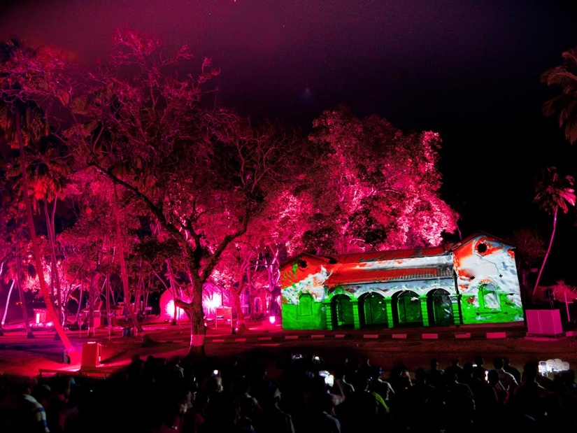 Ross Island Light Sound Show in Andaman and Nicobar Islands