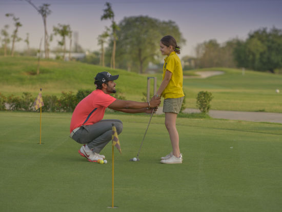  guests playing golf