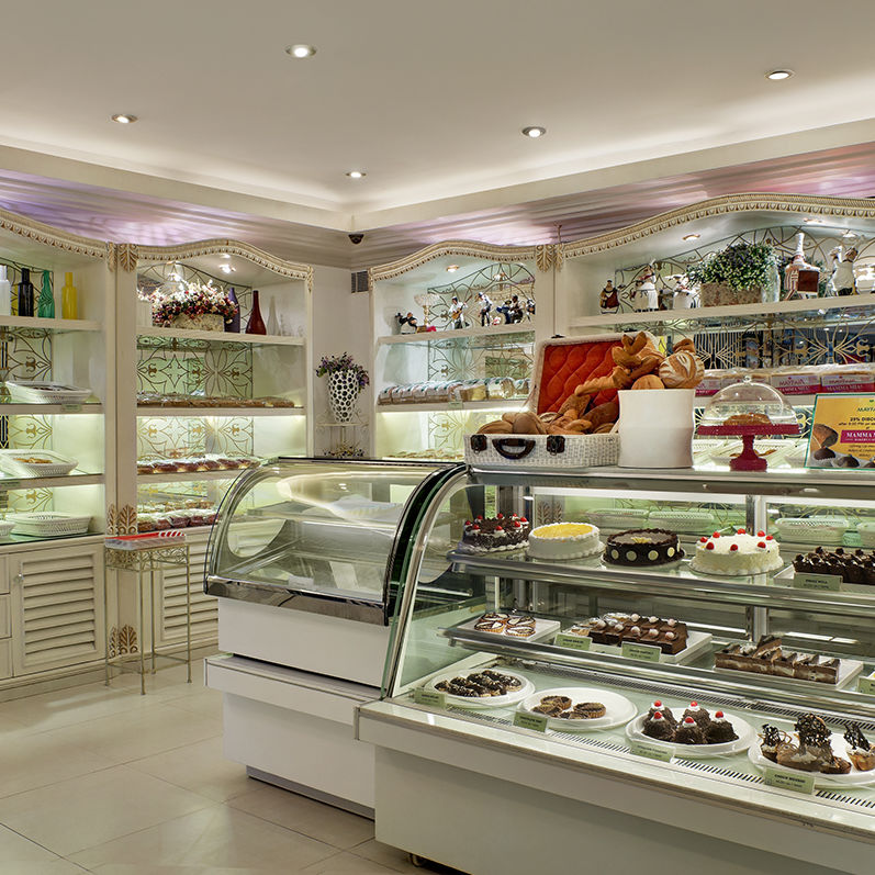 a confectionery shop showcasing fresh baked food and pastries - Mayfair Lagoon, Bhubaneswar