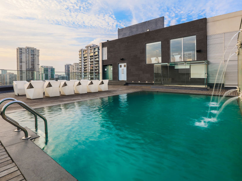 The Empresa Boutique Hotel - view of the rooftop swimming pool during daytime 1