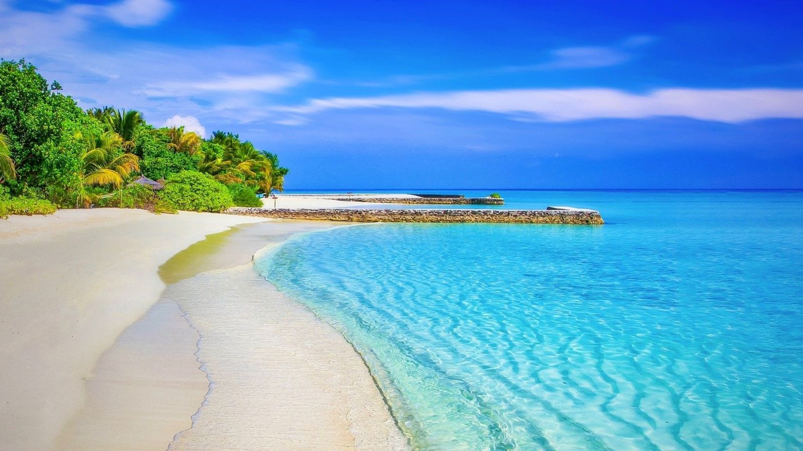 beach on Andaman and Nicobar islands