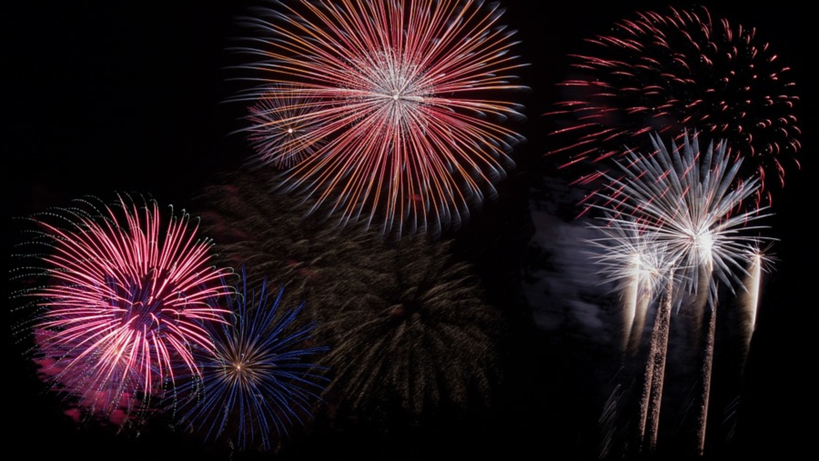  Firework making the sky look more prettier.