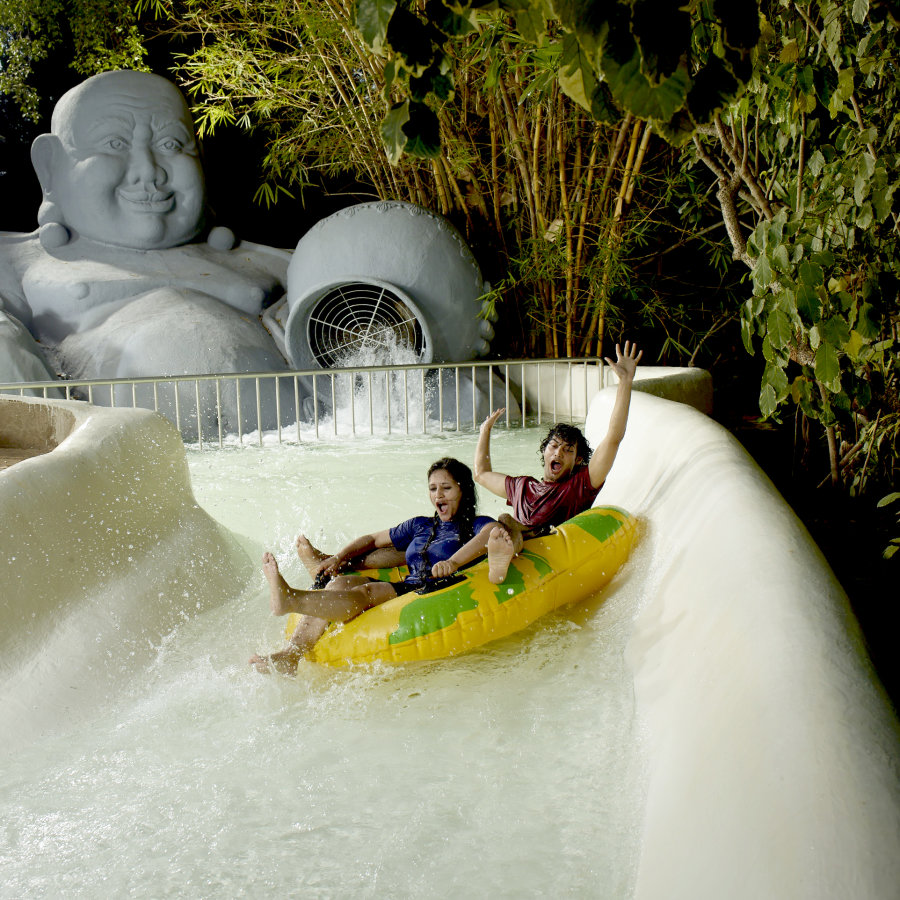 alt-text Water Kingdom - Adventure Amazonia water slide at our amusement park