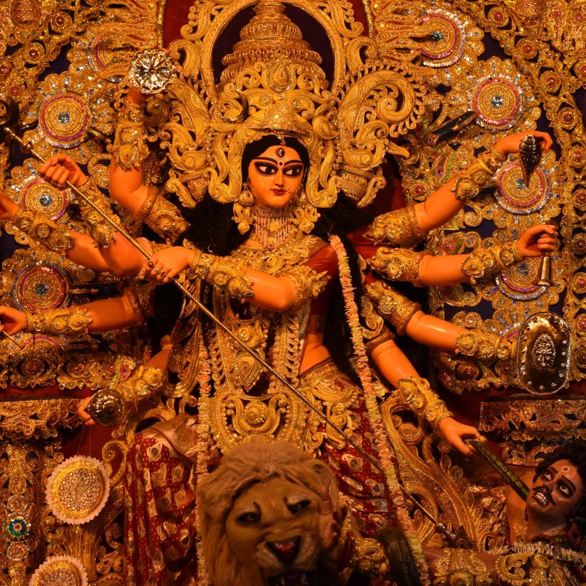 the model of Goddess Durga 2