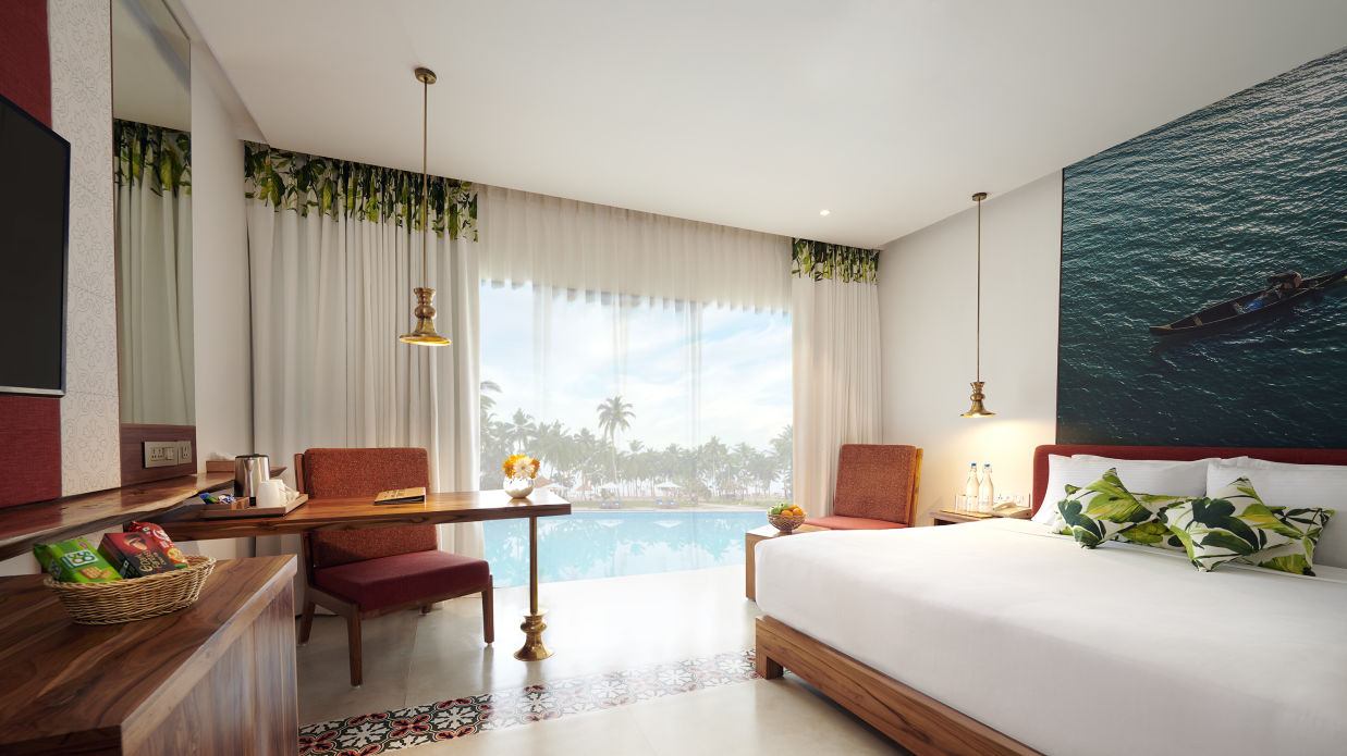 Rooms at Estuary Sarovar Portico Poovar Island