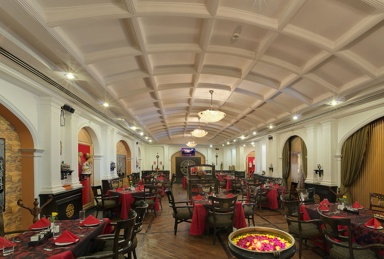 inside dining space at the restaurant - Mayfair Lagoon, Bhubaneswar 4