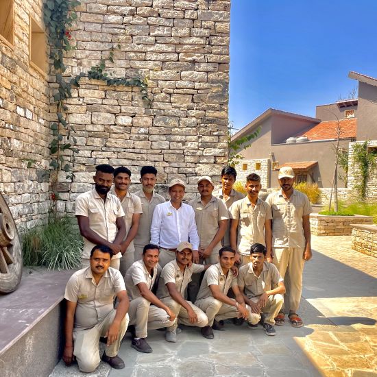 the housekeeping team at Aramness