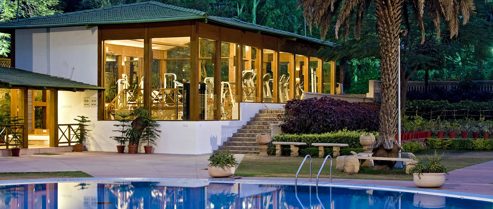 Swimming Pool at Clarks Amer Jaipur - 5 Star Hotel In Jaipur Near Airport