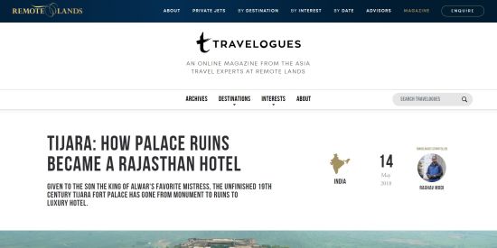 Tijara How Palace Ruins Became a Rajasthan Hotel