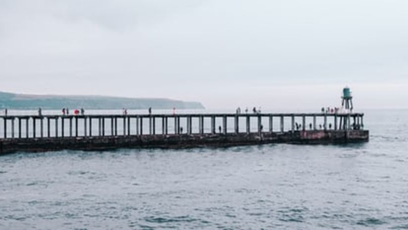 image of a dock on a lake