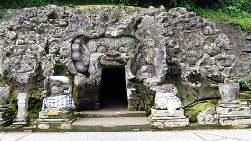 Exteriors of the man-made Lamgau Caves