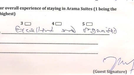 Hotel Arama Suites Bangalore Feedback 10 Hotel Arama Suites Bangalore