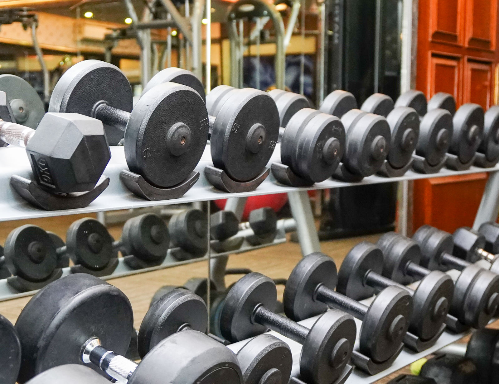 gym equipment in the fitness centre - Mayfair Lagoon, Bhubaneswar 2