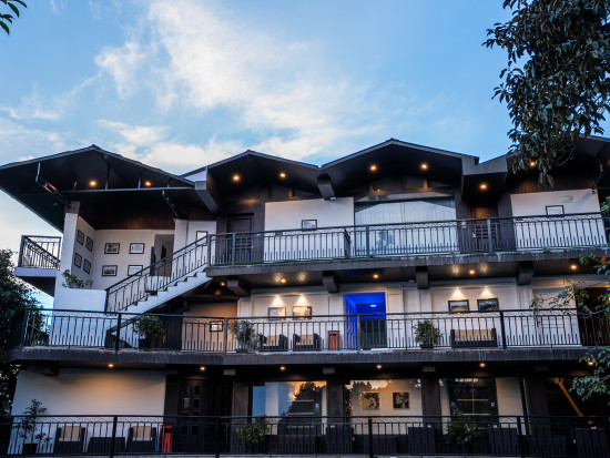 Stunning view of the facade of the West Gate Posada, Darjeeling