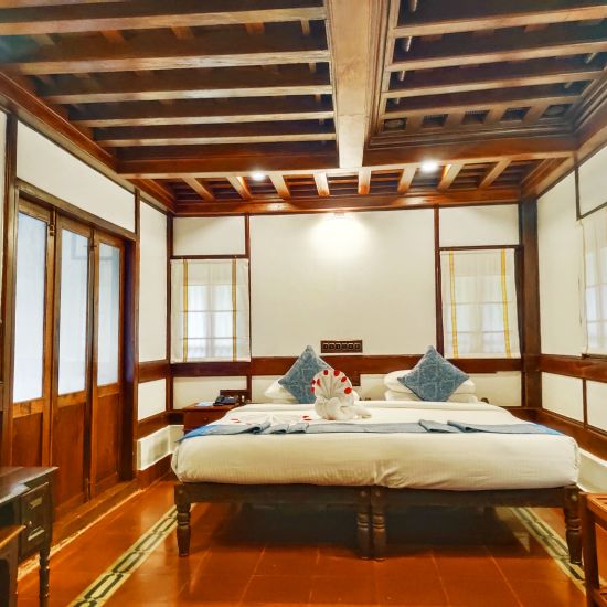 The Premium Mansion room with a double bed