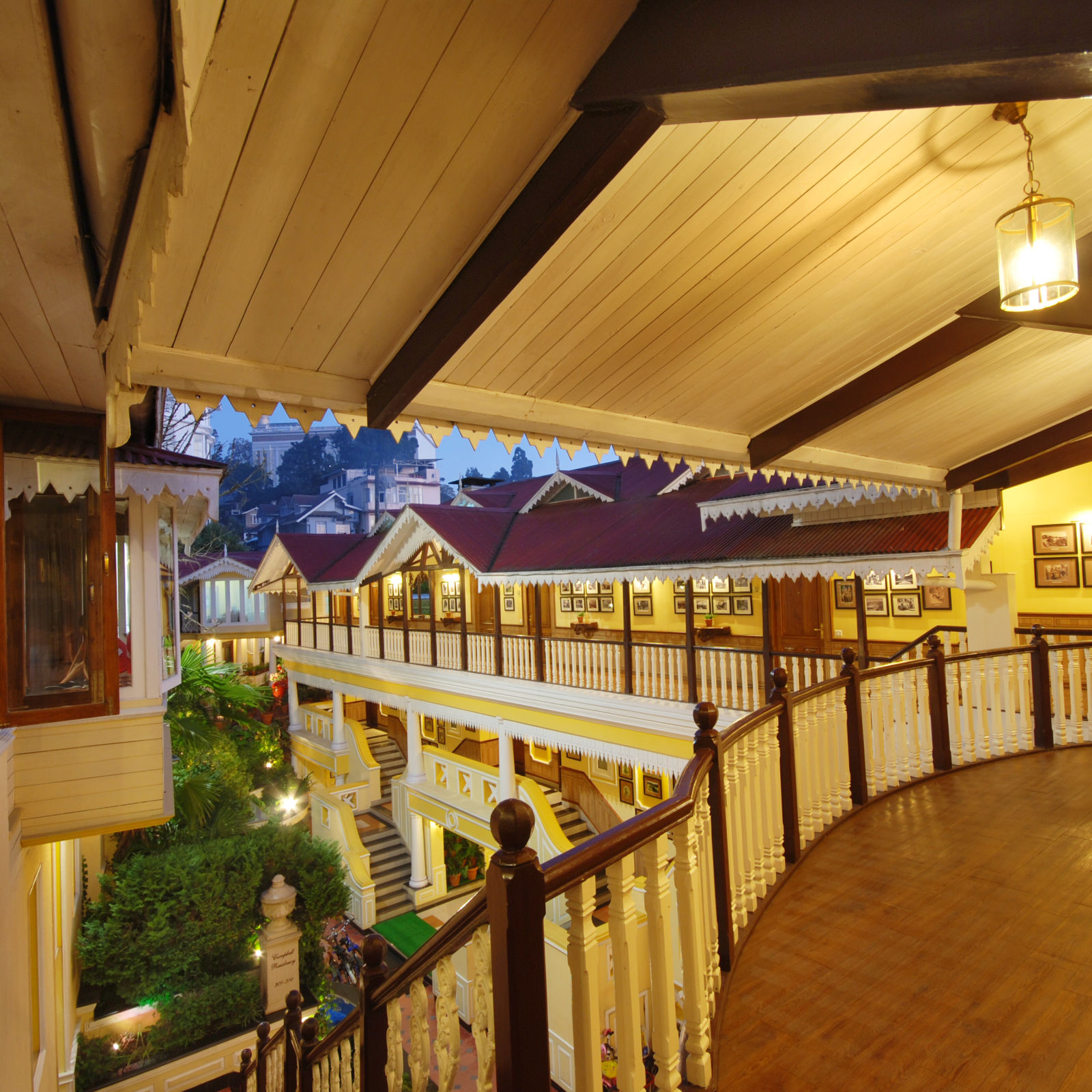 corridors - Mayfair Hill Resort, Darjeeling