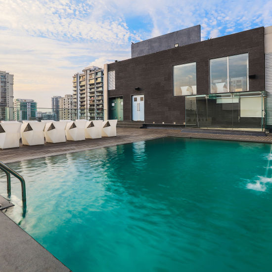 The Empresa Boutique Hotel - view of the rooftop swimming pool during daytime 1