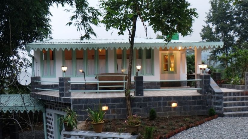 The Haveli Hari Ganga Hotel, Haridwar Haridwar Front view of the Bungalow Naukuchiatal 1