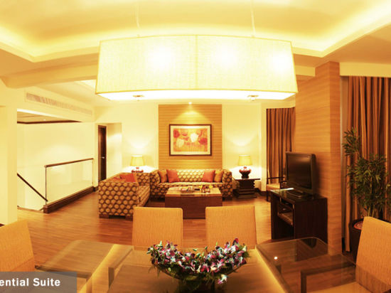 alt-text living room of our Presidential Suite in Mumbai