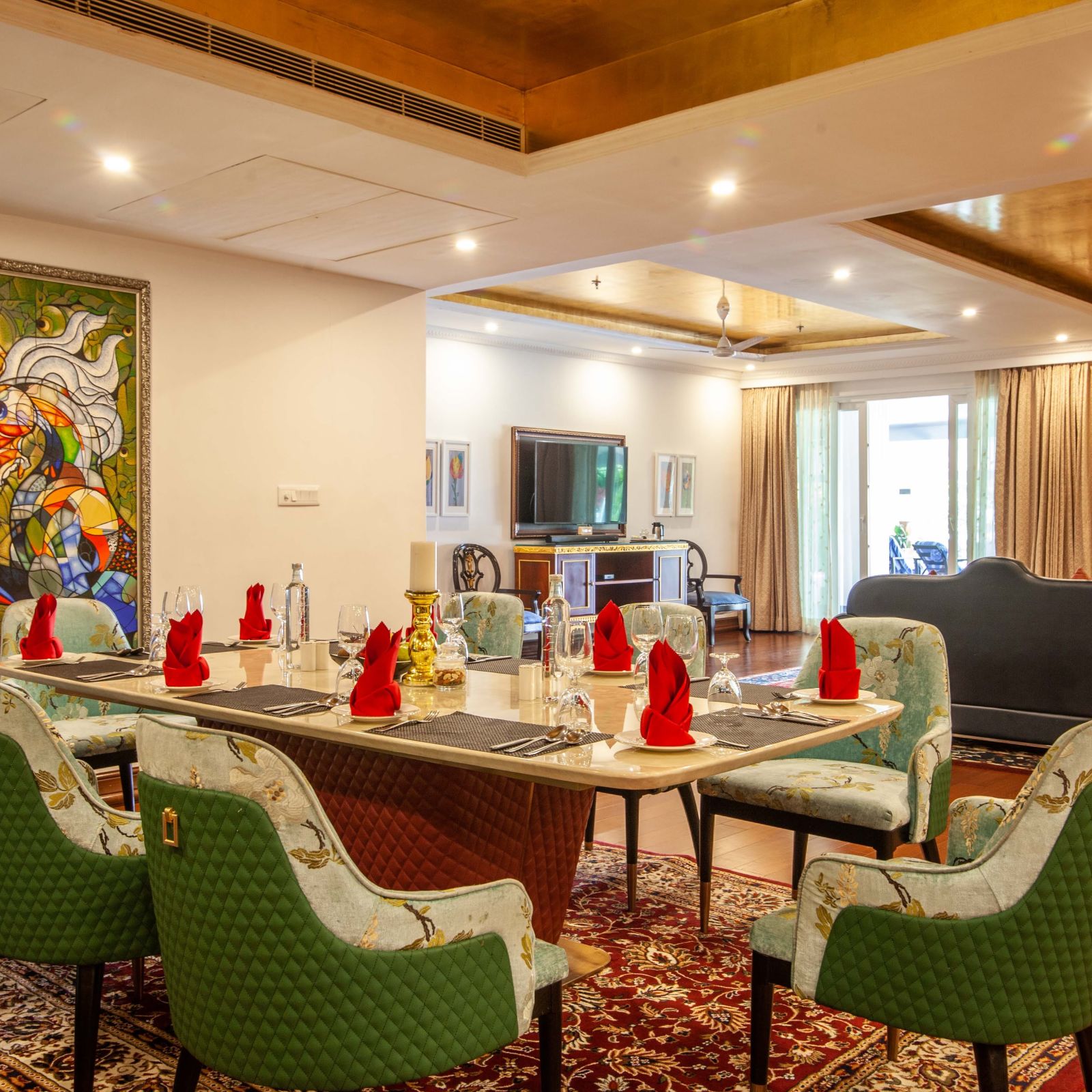 dinning area - the best resorts near raipur airport