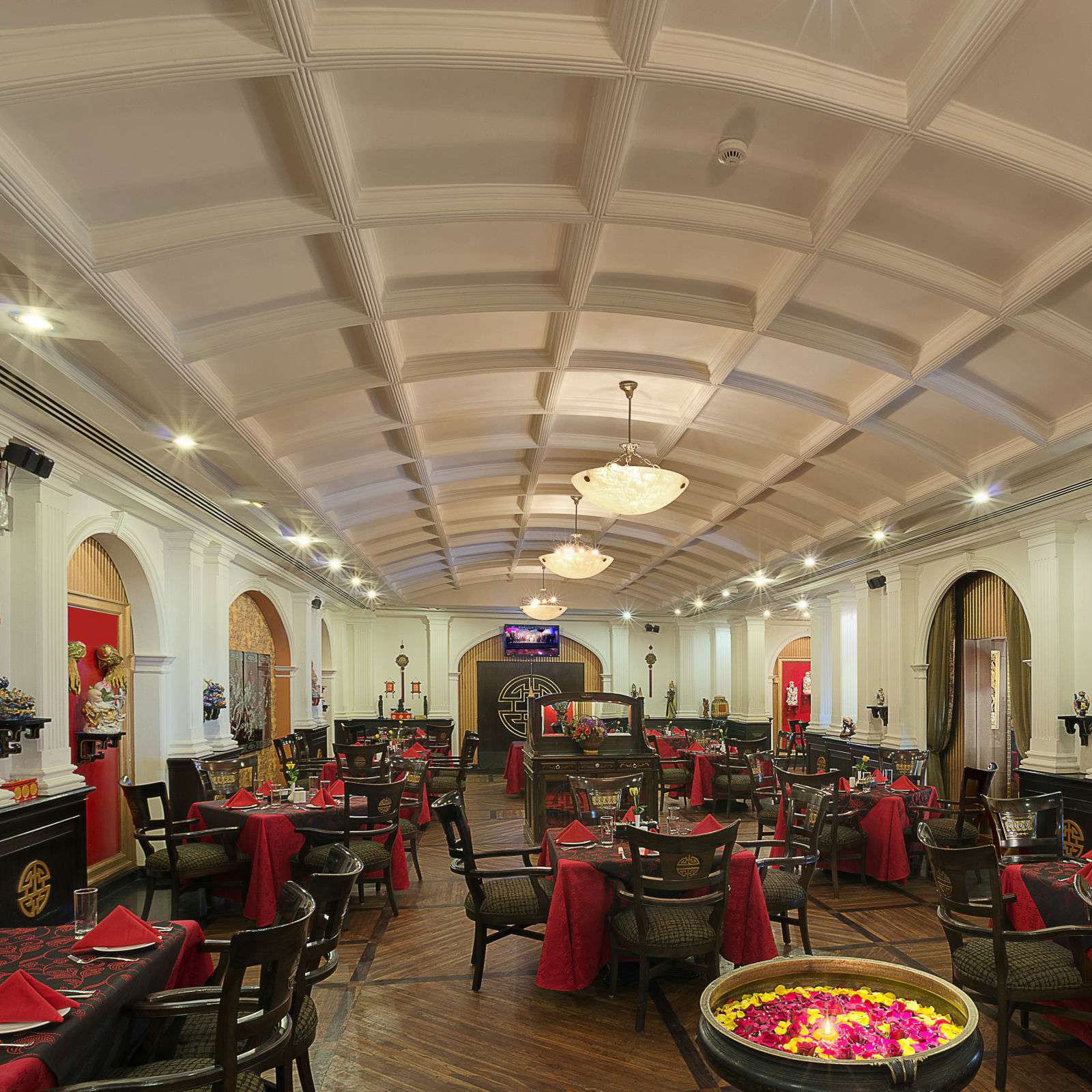 inside dining space at the restaurant - Mayfair Lagoon, Bhubaneswar 4