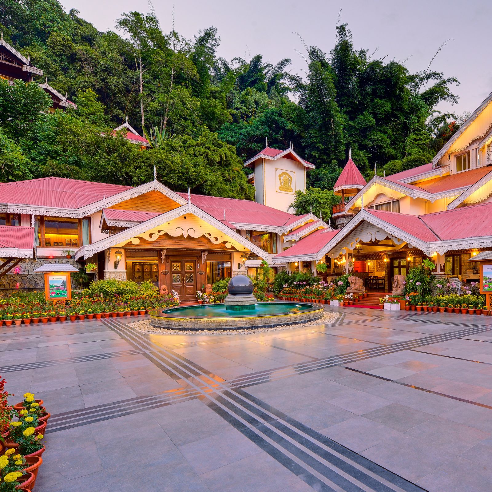 the exterior facade - 5 Star hotel in Gangtok-  Mayfair Spa Resort & Casino Gangtok