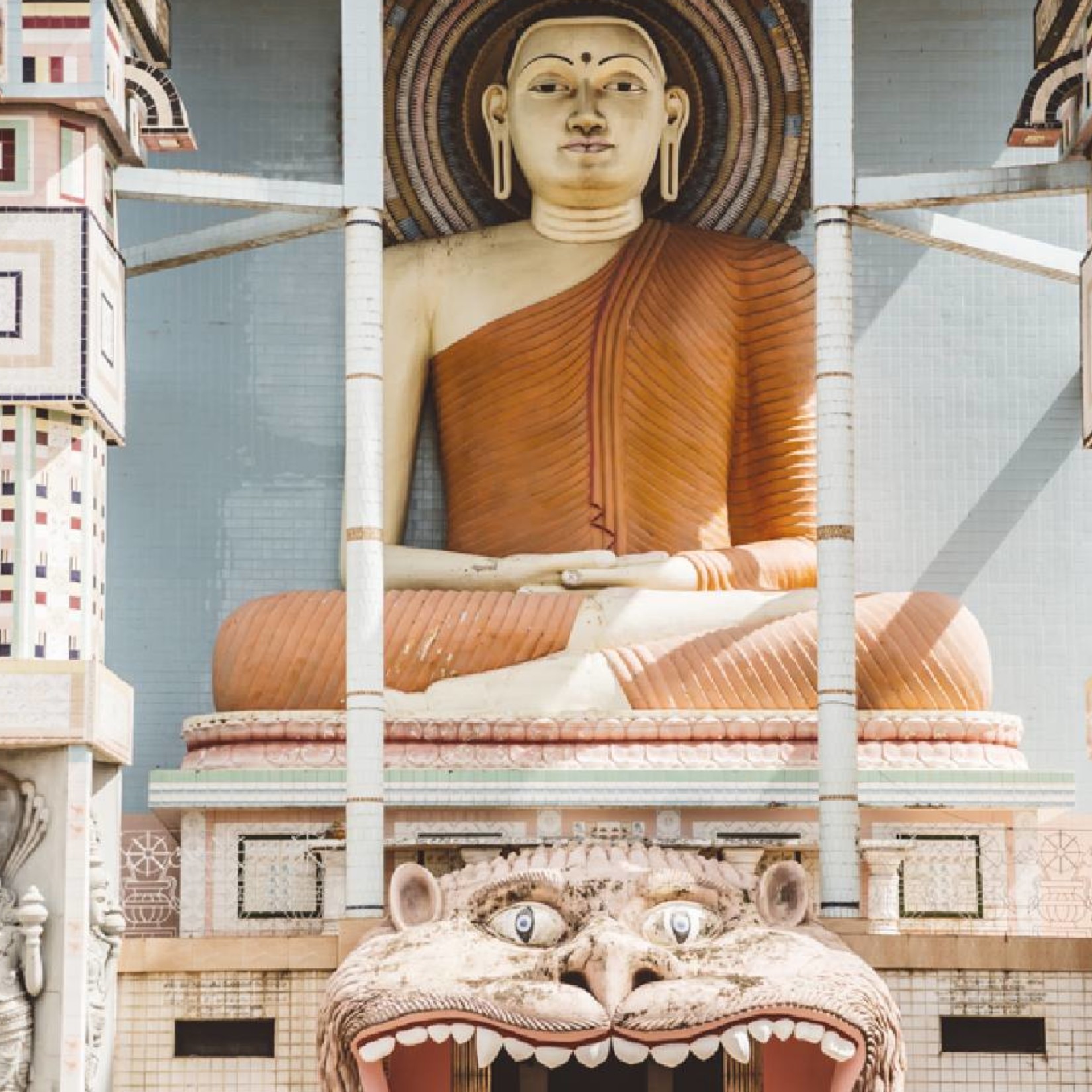 Buddhist temple in Galle