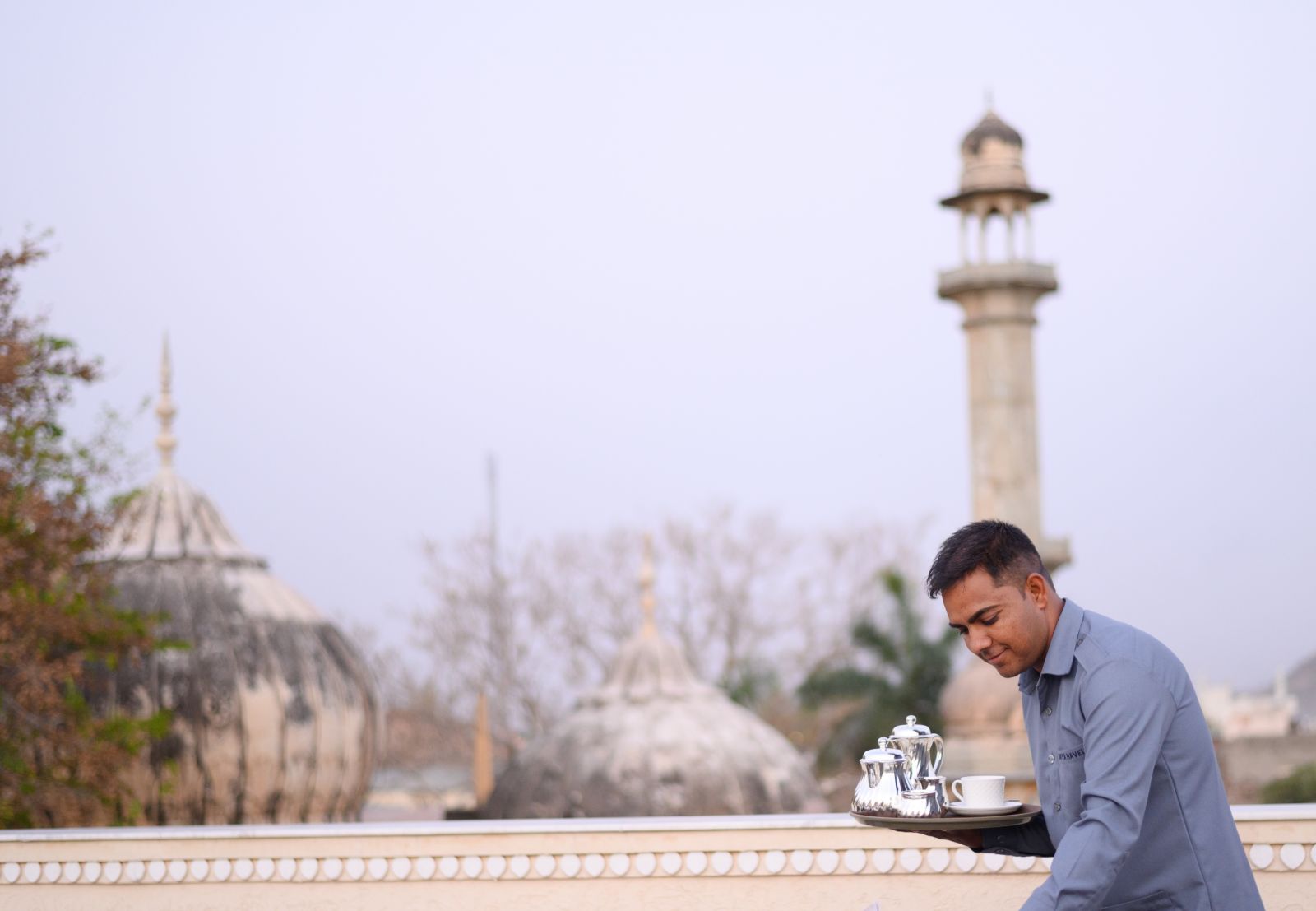 Views from Amer Sky Rooftop Restaurant - Surya Haveli Jaipur