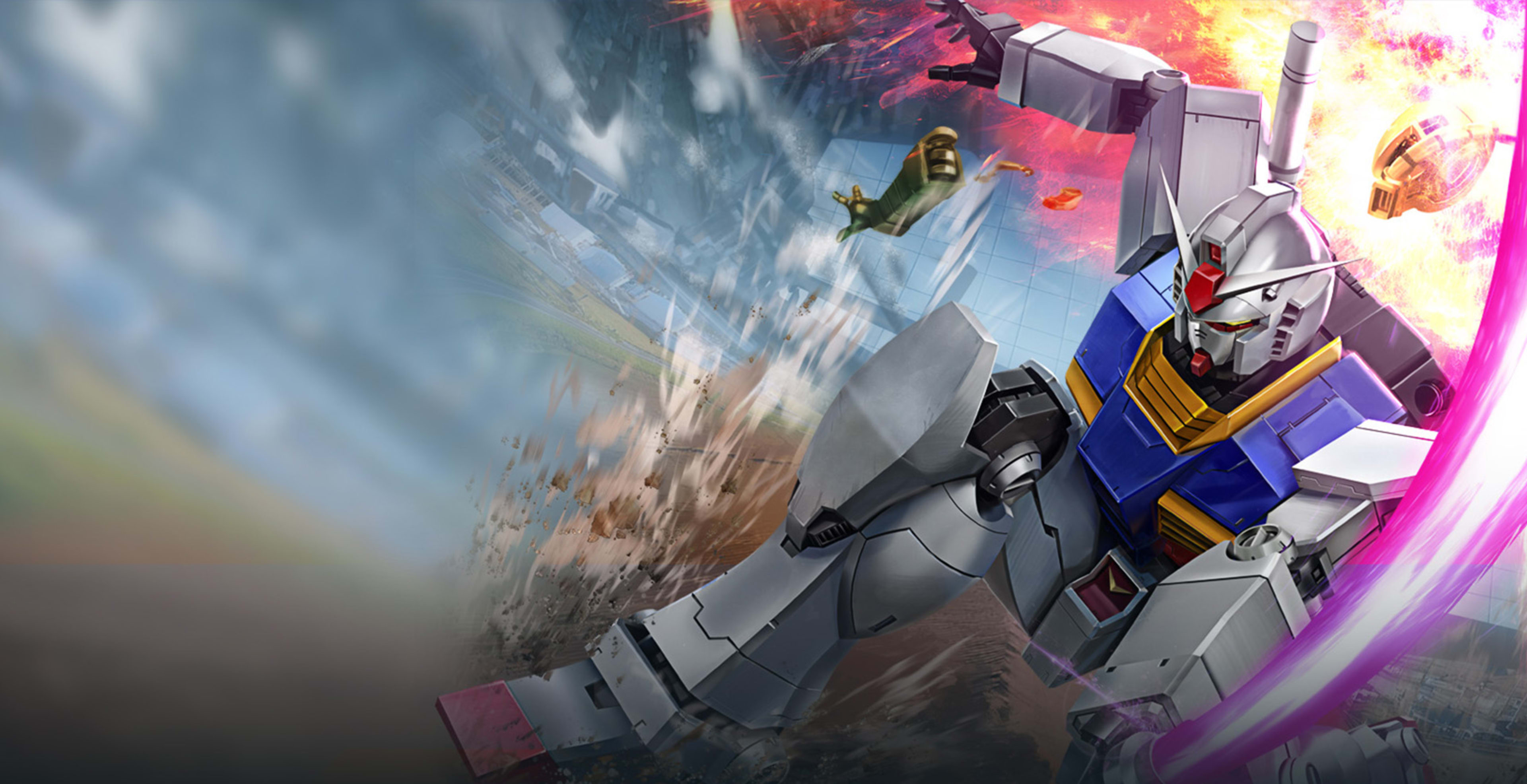 Gundam Coach key art background