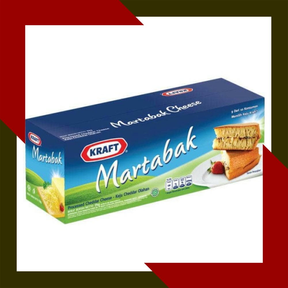 Promo Kraft Martabak 2 Kg Processed Cheddar Cheese Keju Cedar Olahan Halal di Seller Dhiya.id