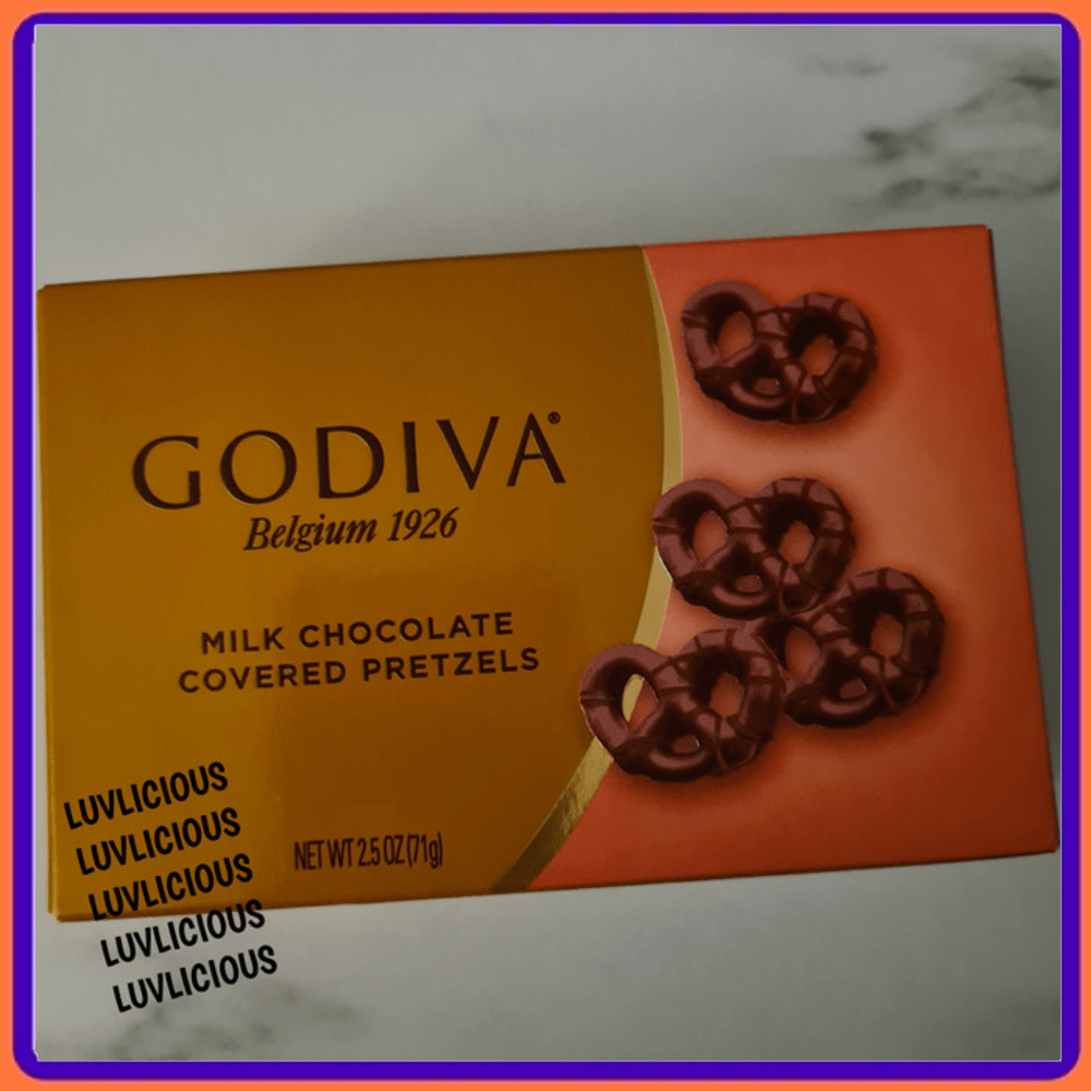 Promo Godiva Milk Chocolate Covered Pretzels Pretzel Cokelat Coklat