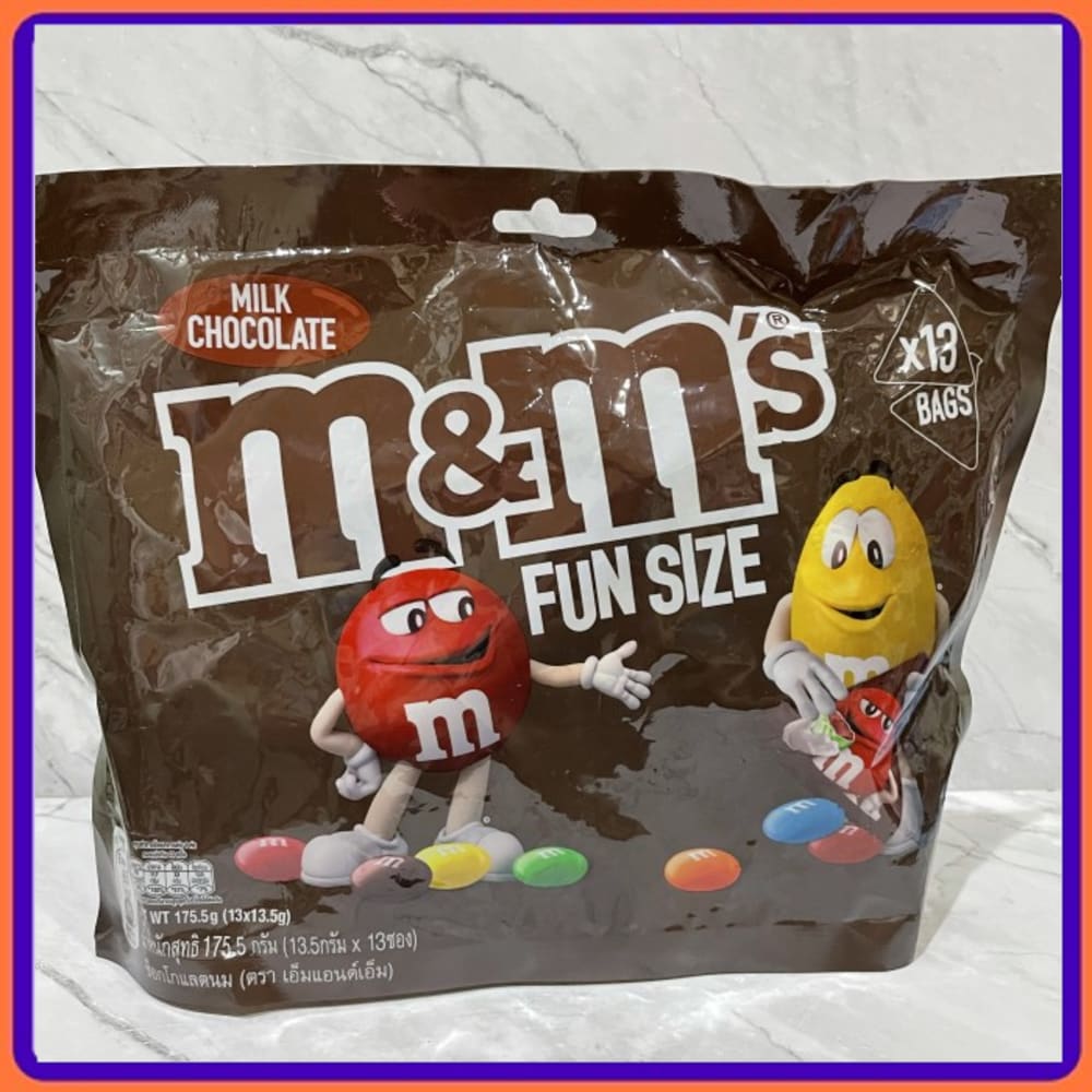 Promo M&amp;M'S Chocolate Candies - Milk (Funsize) Coklat M&amp;M Milk ...