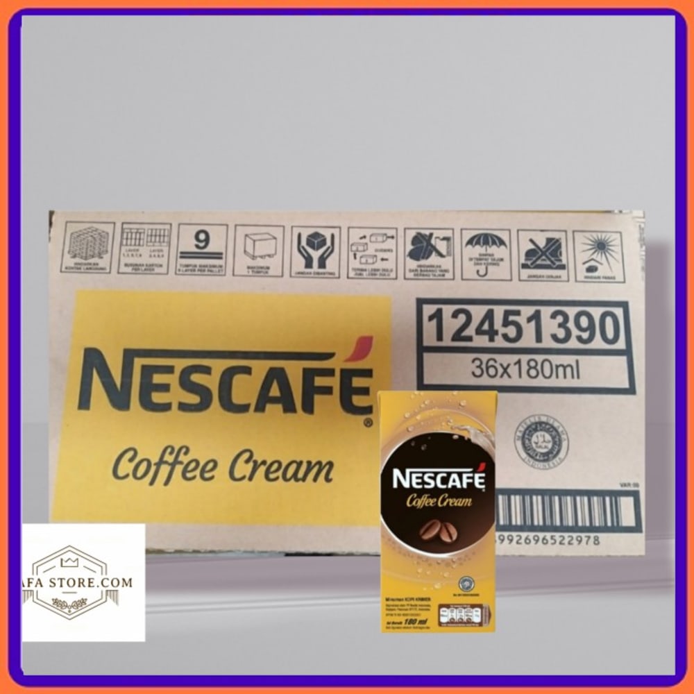 Promo Nescafe Coffe Cream Uht 180 Ml X 36 Pcs Diskon 10 di Seller