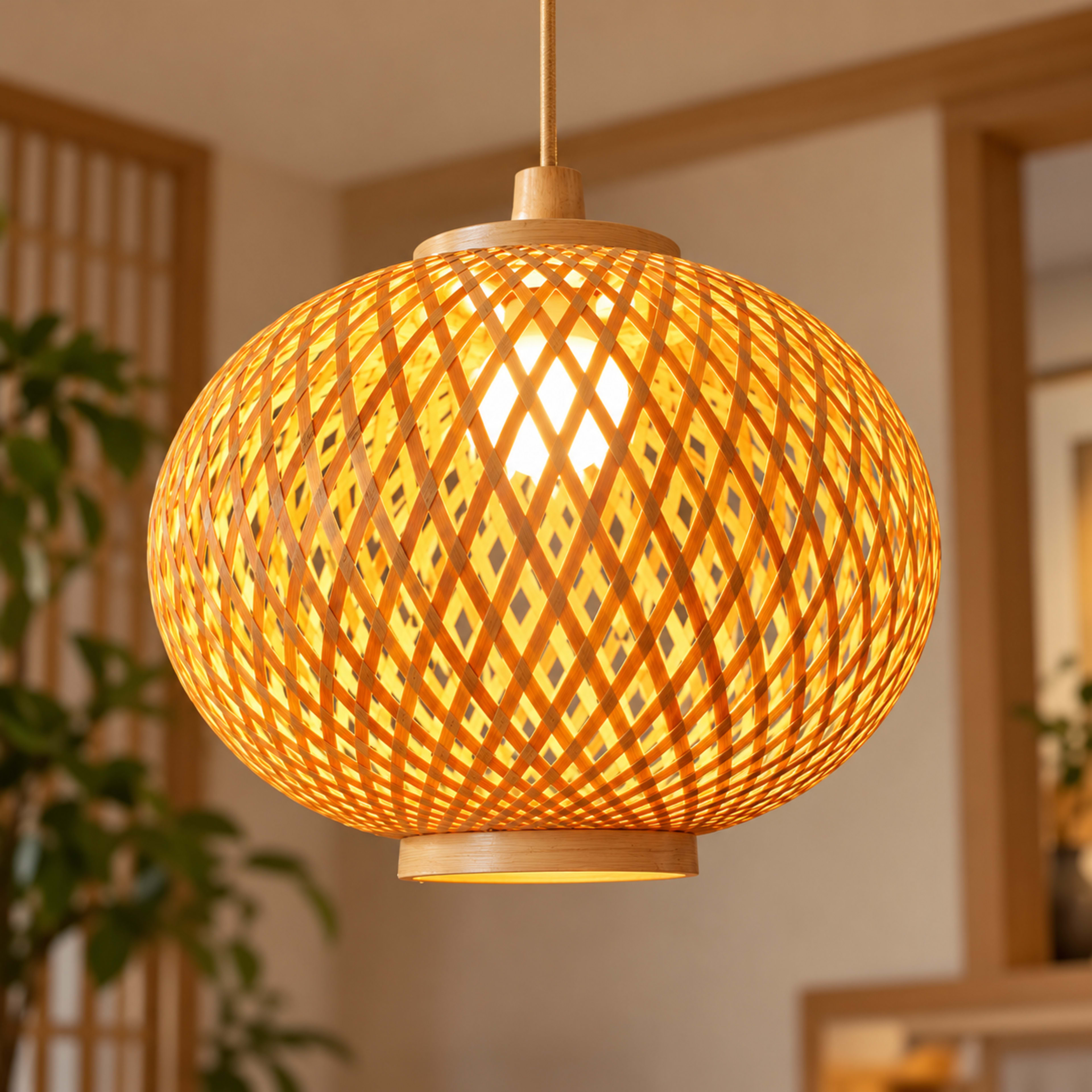 Eco2go vietnam Bamboo lampshade  (26)