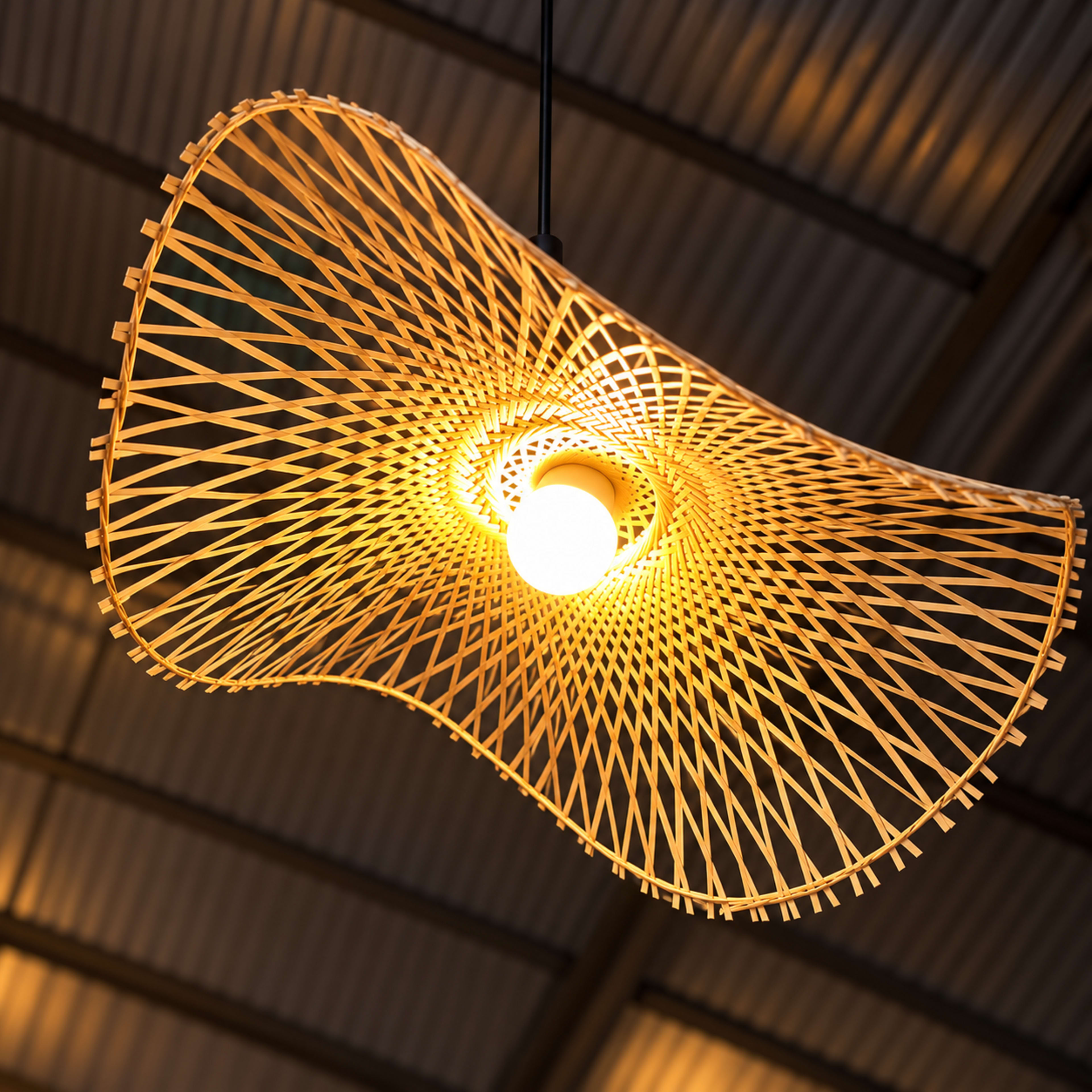 Eco2go vietnam Bamboo lampshade (24)